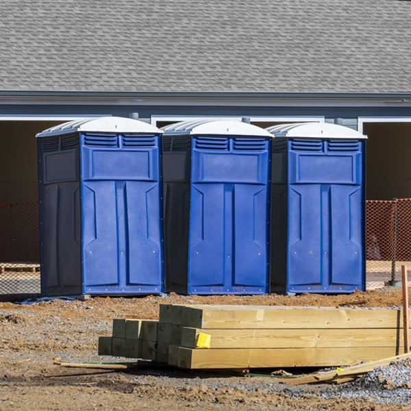 how far in advance should i book my porta potty rental in Combs